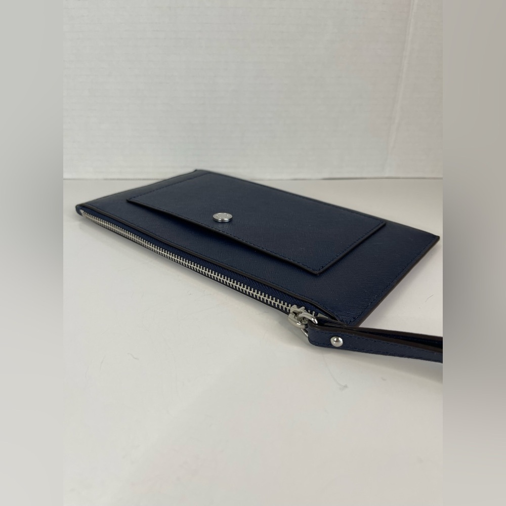 Michael, Michael Kors Dark Blue Wristlet - Picture 5 of 11